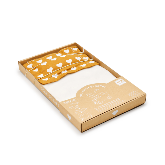 Bedding for modern doll stroller