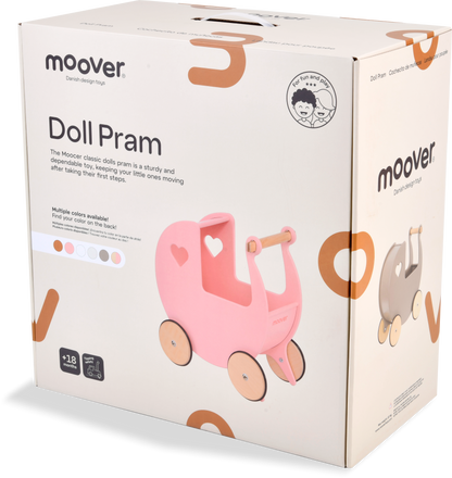 Luxury doll stroller brown