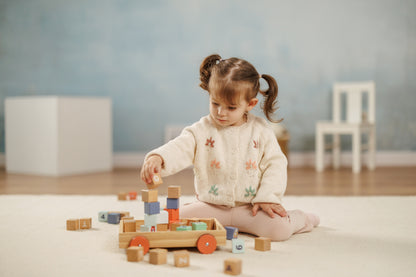 Cart with blocks