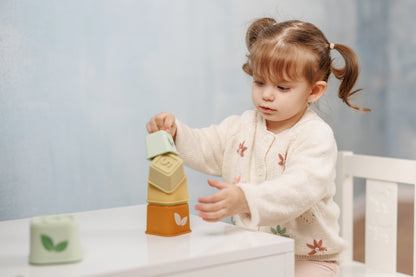 Silicone tower Green Leaves